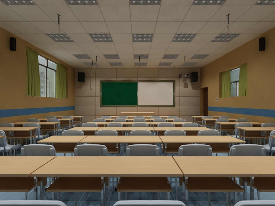 海澄迈思源高级中学录播课室、灯光